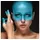 Kontaktlinsen Tageslinsen Blaue Kontaktlinsen farbig Blue Galaxy Kontaktlinsen ohne Stärke für Kostüm-Partys