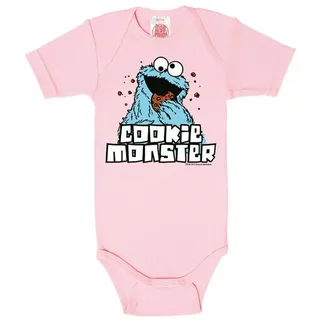 LOGOSHIRT Body Sesamstraße mit Druckknöpfen rosa 62/68