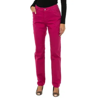 Armani Jeans Lange Jeans aus elastischem Stoff 6Y5J18-5D3IZ für Damen, Rosa, 30 - 30