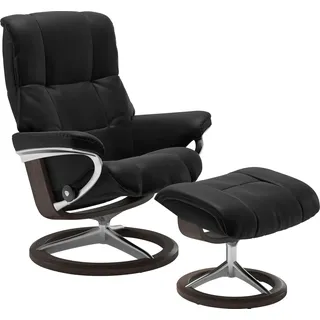 Stressless Relaxsessel Mayfair Leder 92 x 103 x 79 cm Schwarz mit Schlaffunktion