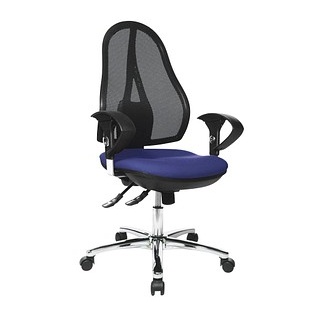 Topstar Bürostuhl Open Point SY Deluxe OP290U G26 blau, schwarz