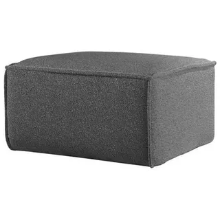 Fun Möbel Polsterhocker CELES Premium 65 x 40 x 65 cm Grau
