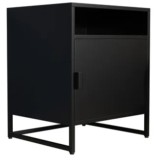 VCM Nachtschrank Flokas 45 x 40 x 55 cm Schwarz