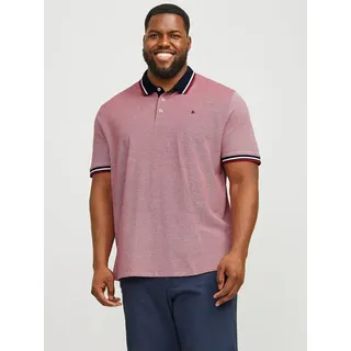 JACK & JONES Paulos Kurzarm-poloshirt Rio Red / Detail Ps 5XL