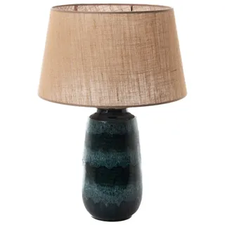 Lampe Milos mit Schirm 64 cm - Mehrfarbig Rund Grau Grau Amadeus 32x40 cm