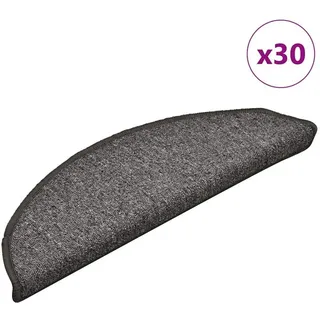 vidaXL Stufenmatte 56 x 17 cm Dunkelgrau