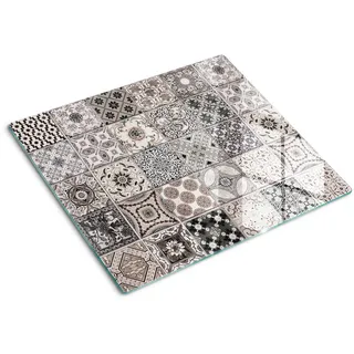 Tulup Spritzschutz Herdabdeckplatte 60x52 cm beige