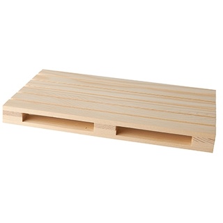 PAPSTAR 30 Trays für Fingerfood, Holz 2 cm x 12 cm x 20 cm
