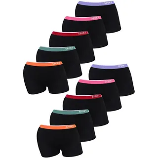 LOREZA 10er Set Pantys - Sport - Bunt | Gr.: 128/134