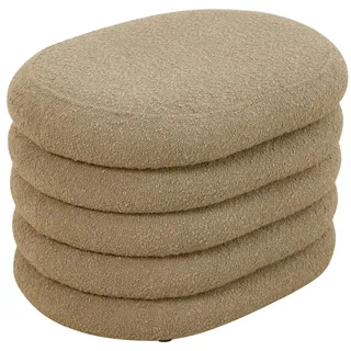 Svita Hocker Blossom S Boucle-Polster 200 x 40 x 40 cm Hellbraun