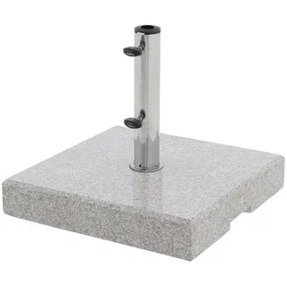 Doppler Schirmständer Granit 30 kg Silber