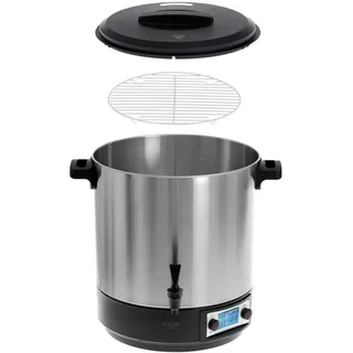 Adler AD 4496 Elektrischer Pasteurisierungstopf 28 l Silber/Schwarz