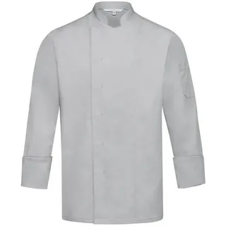 GREIFF Kochjacke Greiff GASTRO MODA Cuisine Herren Kochjacke Regular Fit Hellgrau grau XS