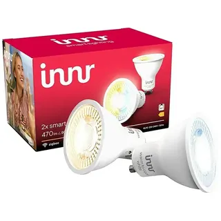 Innr Lighting Smart-LED-Lampen Set Spot Komfort  (GU10, Dimmbar, Mehrfarbig, 470 lm, 4,9 W, 2 Stk.)