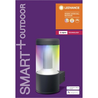 Ledvance LED Außen-Wandleuchte Smart+ Outdoor Lantern Wall dunkelgrau