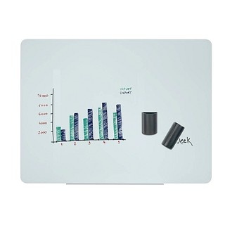 Bi-Office Glas-Magnettafel 90,0 x 60,0 cm weiß