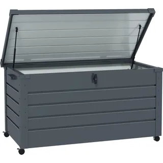 Outsunny Gartenbox 120 x 62 x 66 cm Dunkelgrau