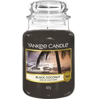 Yankee Candle Große Kerze im Glas Black Coconut