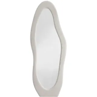 Livetastic Standspiegel, Beige, Glas, Holzwerkstoff, Fell, organisch, 60x160x3.5 cm, in verschiedenen Größen erhältlich, Ganzkörperspiegel, Spiegel, Standspiegel