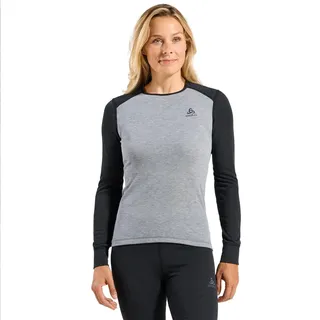 Odlo Active Warm Thermounterwäsche-Set Damen – Skiunterwäsche Winter | Langarm-Thermoshirt & Thermoleggings | warm, atmungsaktiv, schnelltrocknend | für Ski, Wandern und Alltag