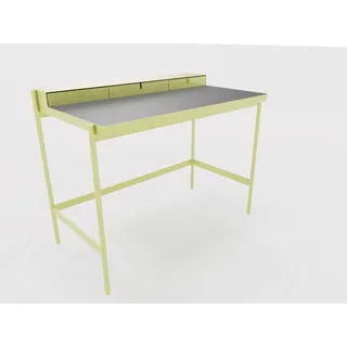 PS 20 Sekretär/Schminktisch Grünbeige (RAL 1000) Linoleum Grau