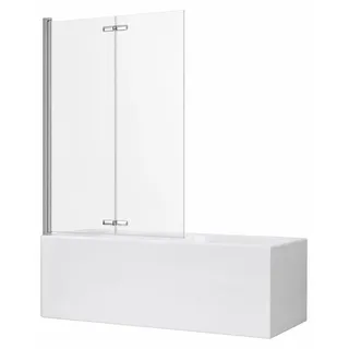 siko koupelny a.s. Badewannenaufsatz 2-teilig 105 x 150 cm Klarglas/Chrom
