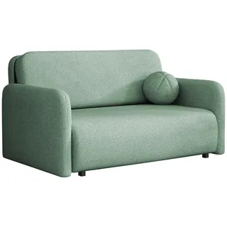 Mirjan24 Schlafsofa, Türkis, Metall, Kiefer, 3-Sitzer, Rechteckig, 150x85x103 cm, Wohnzimmer, Sofas & Couches, Schlafsofas
