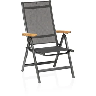 Kettler Granada Multipositionssessel 61 x 65 x 109 cm schwarz