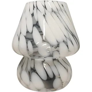 Relaxdays Tischlampe Pilz Weiß