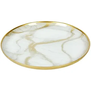 Lambert [W0725] Achat Teller Elfenbein/Gold D 28 cm H 2 cm