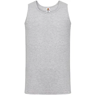 Fruit of the Loom Tanktop Männer Muskelshirt Herren / ärmelloses Shirt im 1er/2er-Set (2-tlg) Gr. S bis 5XL - verschiedene Farben grau 5XL (72/74)
