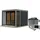Anthrazit/Graualuminium inkl. 9 kW Ofen + ext. Steuerung