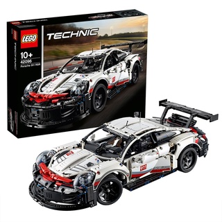 LEGO 42096 Technic Porsche 911 RSR, Rennauto Bausatz für Fortgeschrittene, exklusives Sammlerstück