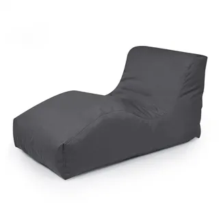 OutBaG Sitzsack Wave Polyester Grau Anthrazit
