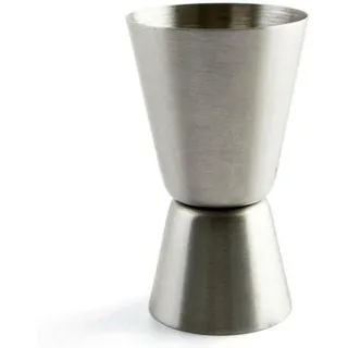 Metallischer Messbecher Set für Cocktails - 2 cl und 4 cl Maße aus Edelstahl