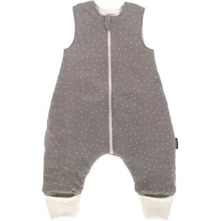 LaLoona baby bedding Baby Schlafsack mit Beinen Dots Taupe 90