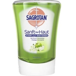 Sagrotan, Handseife, No-Touch Nachfüller Apfel & Jasmin 250ml (Handseife Nachfüllpackung, 250 ml)