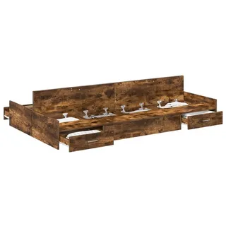 vidaXL Moderner Bettrahmen 120 x 190 cm Brown
