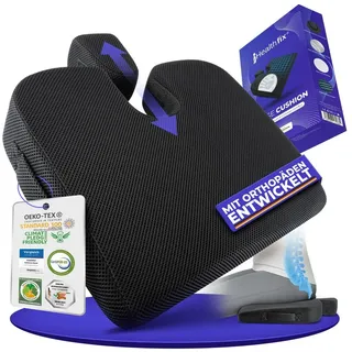 Healthfix Keilkissen, Keilkissen zur Verbesserung der Sitzhaltung - Ergonomisches Sitzkeil Keilkissen