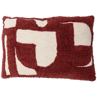 Bloomingville - Olica Kissen 60 x 40 cm, rot