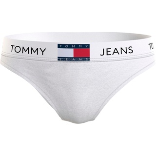 Bikinislip TOMMY HILFIGER UNDERWEAR "BIKINI" Gr. M (38), weiß (white) Damen Unterhosen Bikini Slips mit elastischem Bund