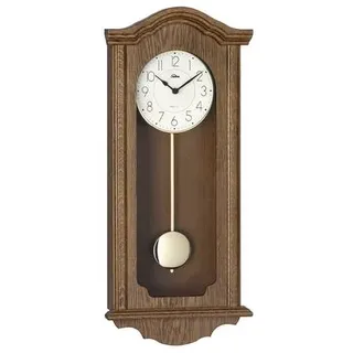 SELVA Funk-Pendelwanduhr/Regulator – MADE IN GERMANY – Eiche – Bim-Bam-/ Westminstermelodie