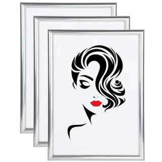 Ideal Trend Bilderrahmen Classic silber 30x42 cm 3er Set