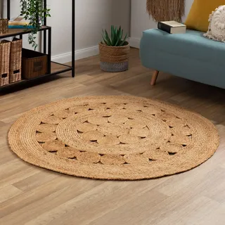 Steffensmeier Goa Teppich Ø 100 cm Naturfaser