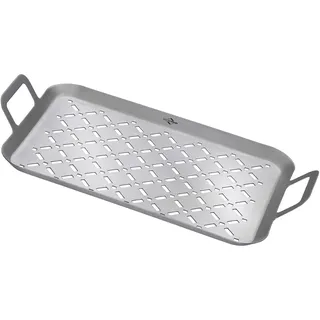 Küchenprofi BBQ Grillpfanne STYLE 34 x 23 x 6 cm, Grillschale, Grillblech, Edelstahl