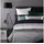 Mako-Satin azur 135 x 200 cm + 80 x 80 cm