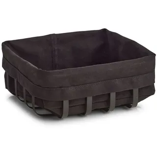 Zeller Brotkorb Metall/Baumwolle Schwarz