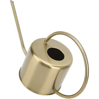 Lazmin112 Gießkanne mit langem Mund, Nicht rostig Haltbarer Streutopf Messing goldene Gießkanne Ornamente Retro Zimmerpflanzen Gießkanne Dekor