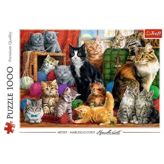 Trefl - Puzzle - Katzen, 1000 Teile
