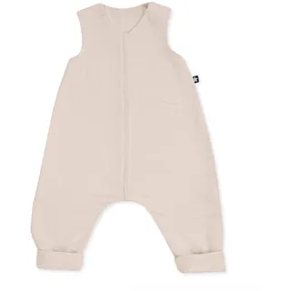 Julius Zöllner Baby Sommerschlafsack mit Füßen Jumper Musselin Sand 104